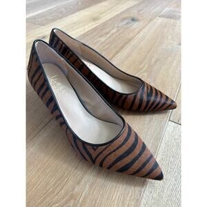 Franco Sarto Slip On Wedge Real Cow Fur